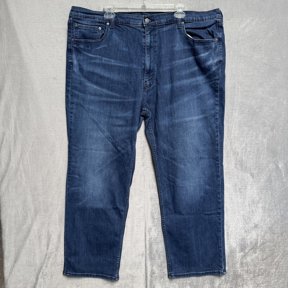 Levis‎ 559 Jeans Mens 46x32 Blue Medium Wash Relaxed Straight Denim Cotton